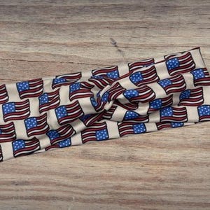 America, red white blue, 4th of July, Headband, Twisted Headband, Knotted Headband, Turban Headbands, Women's Headbands, Nurse Headbands