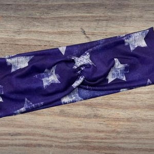 Stars, red white blue, 4th of July, Headband, Twisted Headband, Knotted Headband, Turban Headbands, Women's Headbands, Nurse Headbands