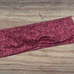 Red glitter, red white blue, 4th of July, Headband, Twisted Headband, Knotted Headband, Turban Headbands, Women's Headbands, Nurse Headbands