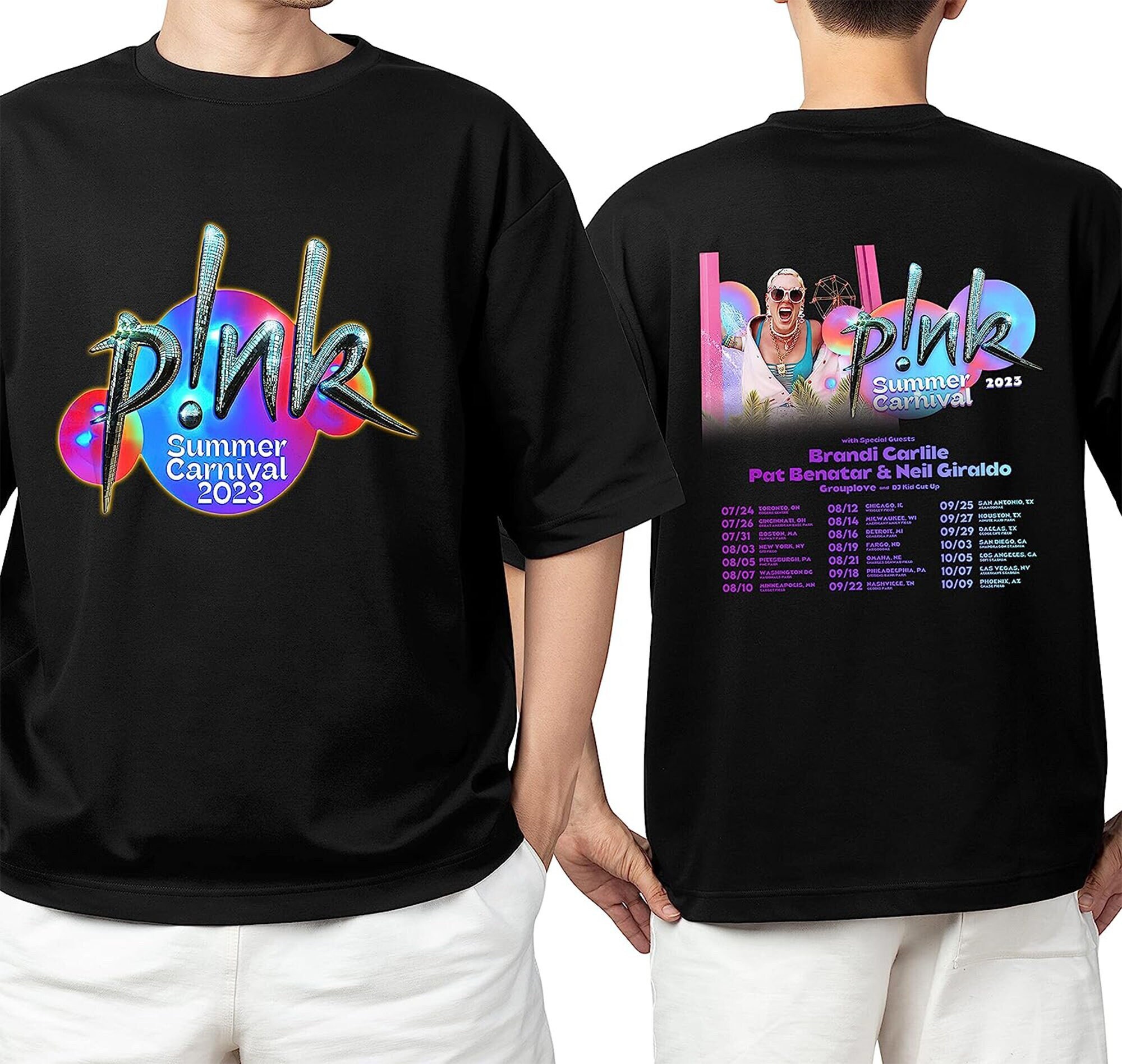 Pink Summer Carnival 2023 Tshirt, Pink Concert! Tour Shirt, P!nk Pink — free download
