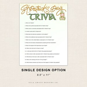 free st patricks day office games