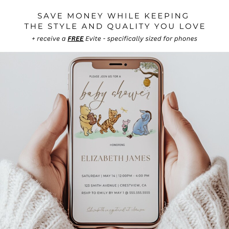 60 Pooh Baby Shower Games, Editable Winnie The Pooh Classic Party Games, Printable Baby Shower Games, Virtual Baby Games, Printable DIY image 6