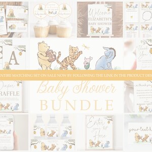60 Pooh Baby Shower Games, Editable Winnie the Pooh Classic Party Games ...