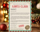 Personalized Elf Letter First Visit Arrival Note From Santa Printable Download Magical Christmas Tradition For Kids Instant PDF
