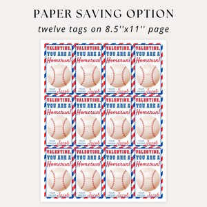 twelve tags per page on letter size paper