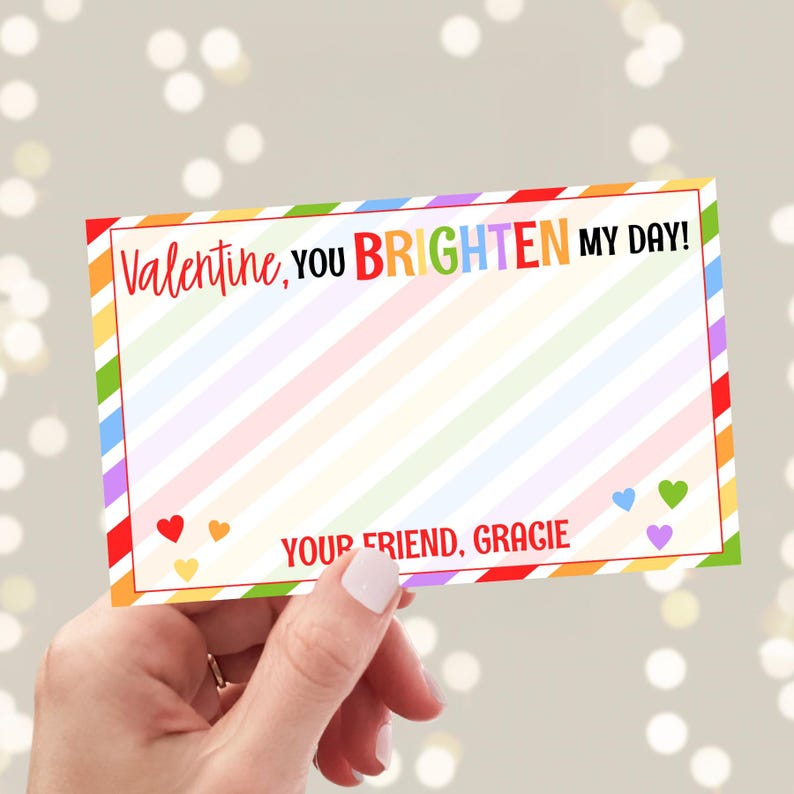 Valentine Tag Printable Sunglasses