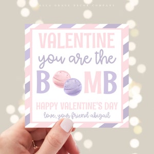 Bath Bomb Valentines Tag, Bath Bomb Valentine For Kids, Bath Bomb Valentine Printable, Bath Bombs Valentines