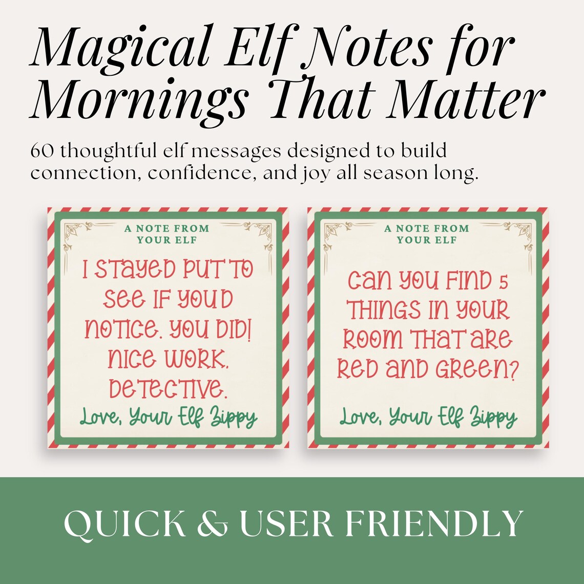 Editable Elf Notes Printable Positive Elf Messages for Kids Digital Elf ...