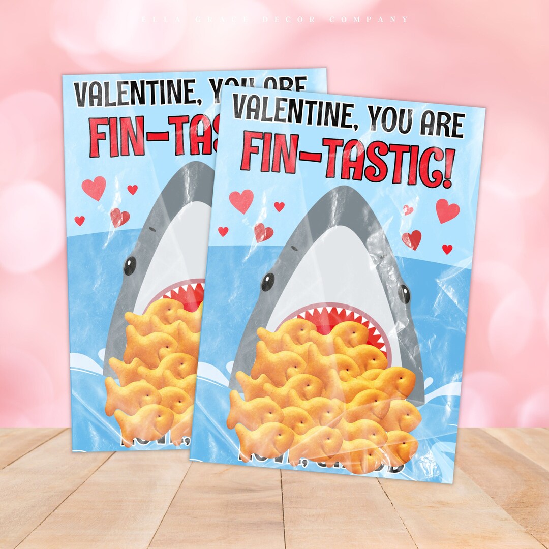 Shark Valentine Cards, Shark Valentine Printable, Shark Valentine Tag ...