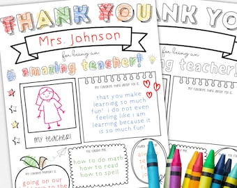 Teacher Appreciation Printable, Teacher Retirement Gift, Teacher Thank You Card, Teacher Appreciation Card, Principal Gift, Template