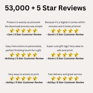 53000 plus 5 star reviews