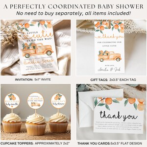 Editable Little Cutie Baby Shower Bundle