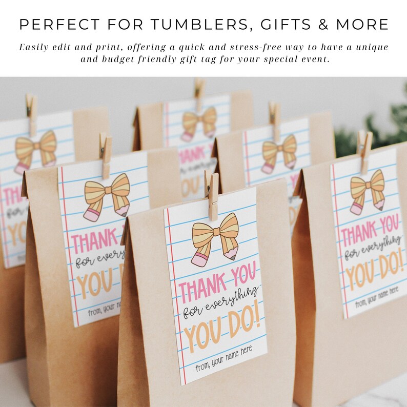 school teacher appreciation printable tag instant download thank you gift label