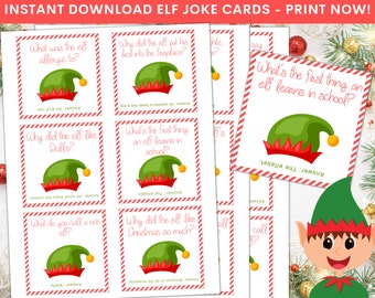 Elf Props, Notes From Your Elf, Elf Notes, Elf Printables, Elf Notes to Kids, Ideas For Your Elf, Printable, Download, Christmas Elf Ideas