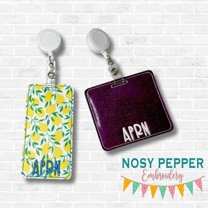 APRN Badge buddy machine embroidery design DIGITAL DOWNLOAD