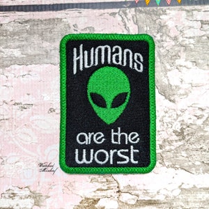 Humans are the Worst patch 4x4 DIGITAL DOWNLOAD