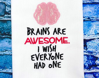 Aplikacja do haftu „Brains are Awesome” (do pobrania w wersji cyfrowej)