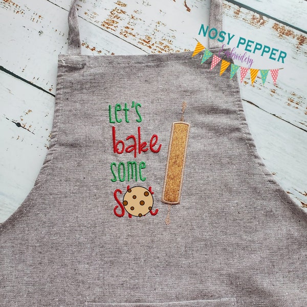 Let's Bake Some Sh*t Applique design 4 sizes included DIGITAL DOWNLOAD