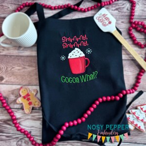 Shimmy Shimmy Cocoa applique machine embroidery design (4 sizes included) DIGITAL DOWNLOAD