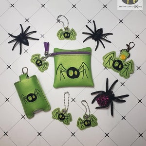 Cute Spider set of 4 embroidery design DIGITAL DOWNLOAD machine embroidery