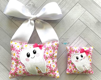 Tooth fairy pillow in the hoop Embroidery Design 2 sizes included DIGITAL DOWNLOAD machine embroidery
