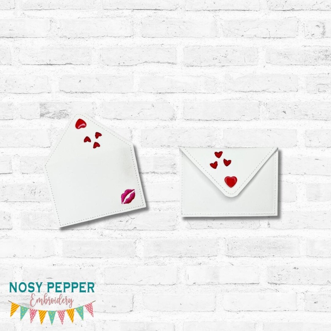Envelope Card Case Machine Embroidery Design DIGITAL DOWNLOAD - Etsy
