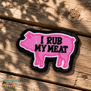 Plaster „I Rub My Meat” (w zestawie 2 rozmiary) POBIERZ CYFROWO