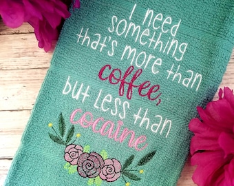 Something more than coffee Embroidery Design 4 sizes included DIGITAL DOWNLOAD machine embroidery file