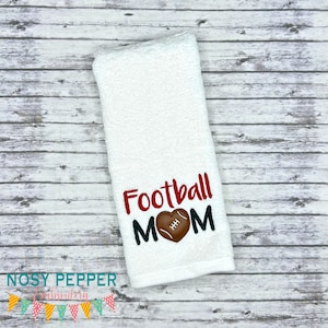 Football Mom Applique machine embroidery design (5 sizes included) DIGITAL DOWNLOAD