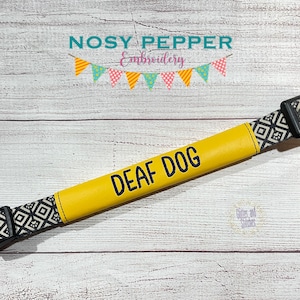 Deaf Dog Collar Wrap 3 sizes included DIGITAL DOWNLOAD