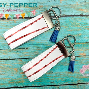 Baseball Softball porte-clés Broderie Design DIGITAL DOWNLOAD machine broderie