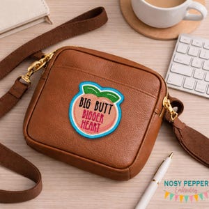 Parche de trasero grande (2 tamaños incluidos) diseño de bordado a máquina DESCARGA DIGITAL