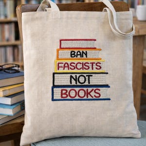 Ban Faschisten Stickdatei für die Stickmaschine (4 verschiedene Größen) DIGITAL DOWNLOAD