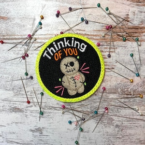 Thinking of you  ITH Patch Embroidery Design DIGITAL DOWNLOAD machine embroidery