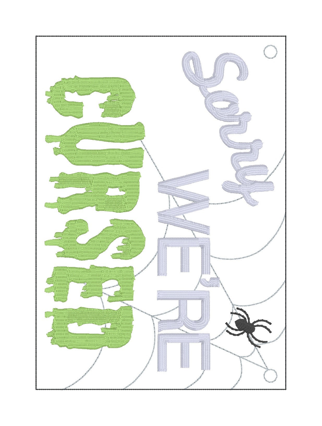 Curesd Sign Sorry We're Cursed Sign, Machine Embroidery Design (digital Download ...