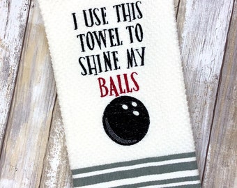 Shine my balls towel design 2 sizes included DIGITAL DOWNLOAD machine embroidery