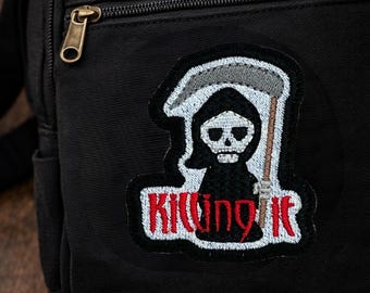 Killing it ITH Patch Embroidery Design DIGITAL DOWNLOAD machine embroidery