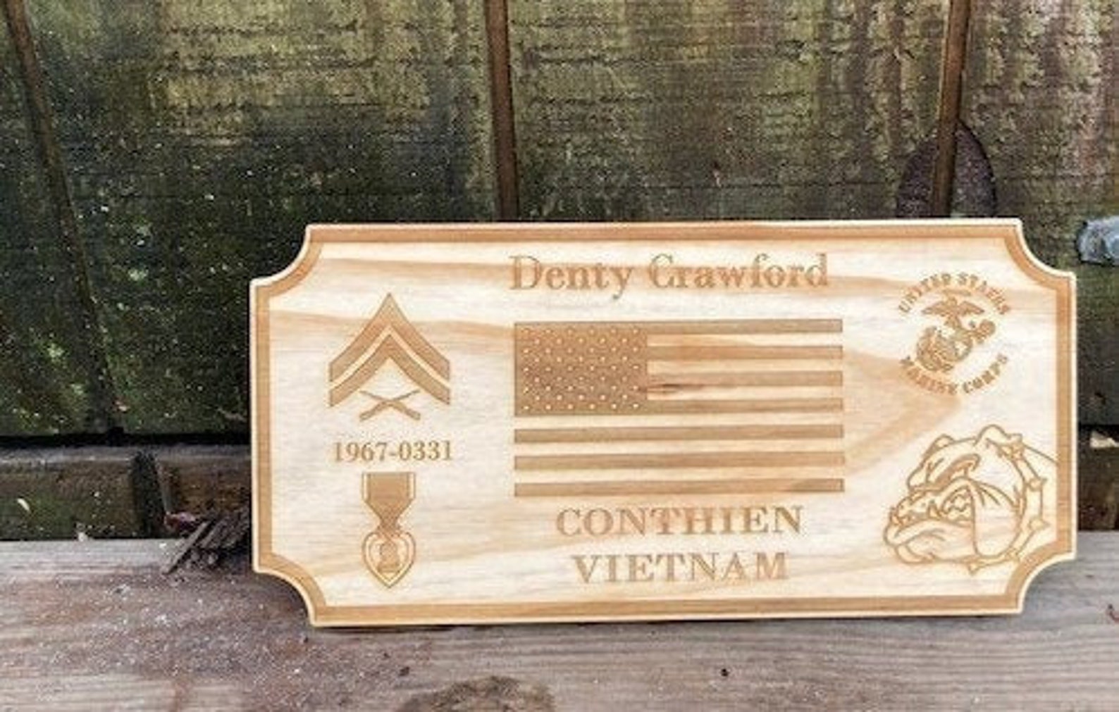 Military Plaque Etsy