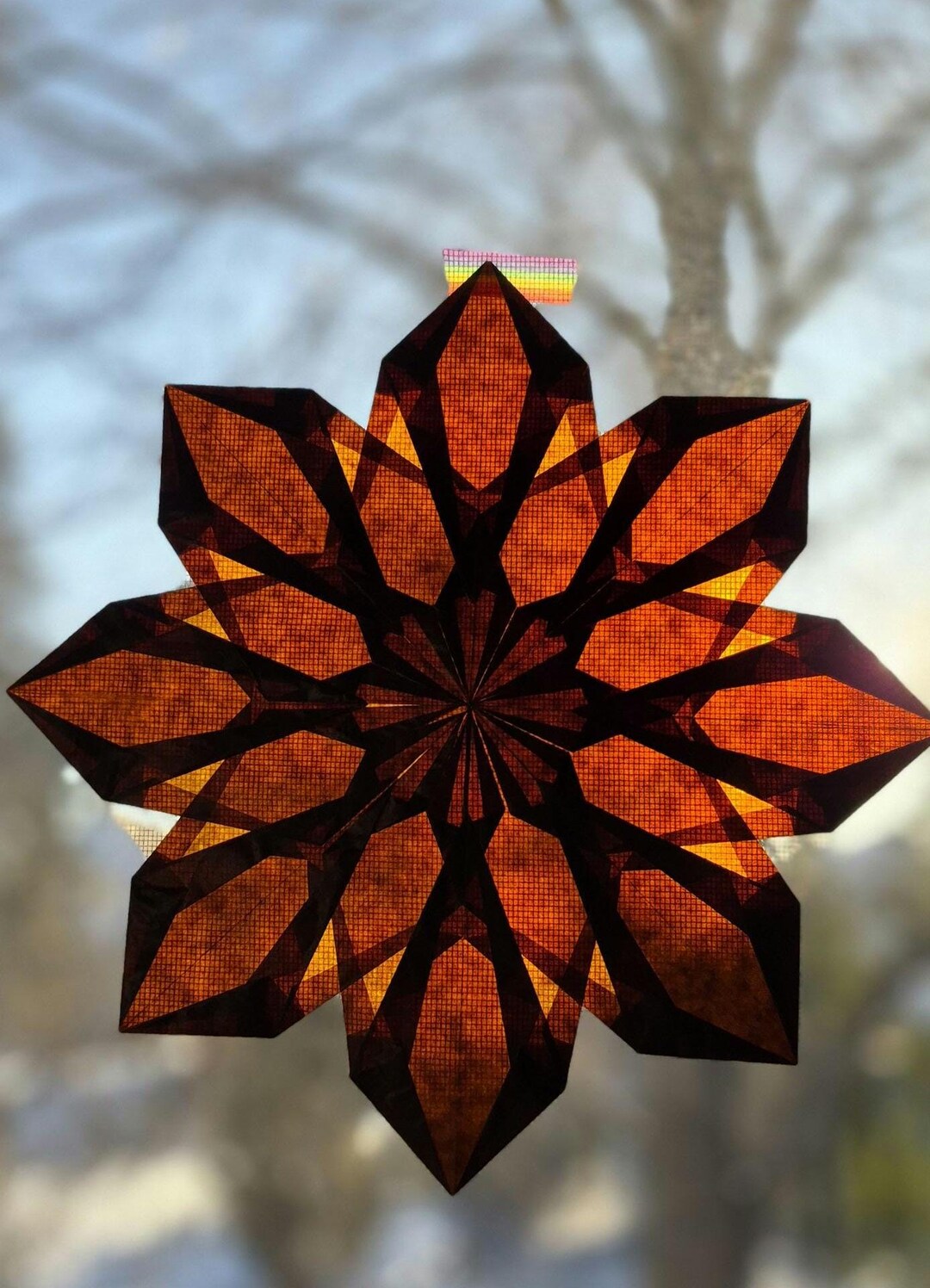 Window Transparent Paper No. 60 - Translucent Paper Window Decoration in Brown - Etsy