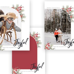Tarjeta de Navidad para Photoshop Plantilla PSD, Plantilla de tarjeta de felices fiestas PSD, Tarjetas de felicitación, Plantilla de tarjeta de Navidad de acuarela, Archivo PSD