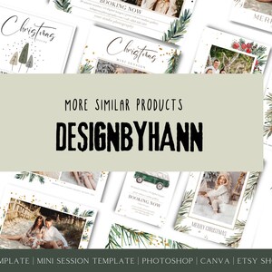 photoshop christmas card template for photographers christmas card template greenery ,christmas card download greenery modern ,minimalist holiday photo card template digital download green family card ,christmas card template  horizontal simple green