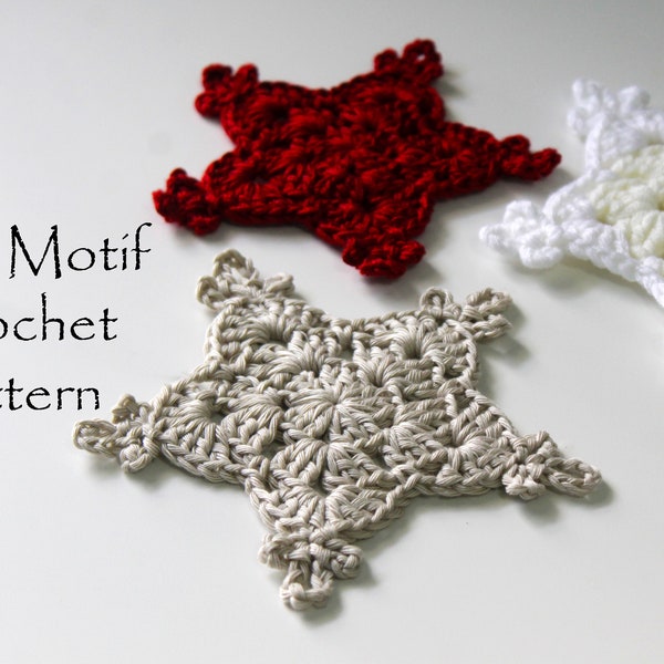 Motif étoile au crochet, PDF, Sous-verre au crochet, Motif étoile, Motif motif, Motif facile, Crochet étoile