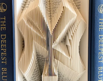 New York Yankees Folded Book Art: Baseball Fan Gift