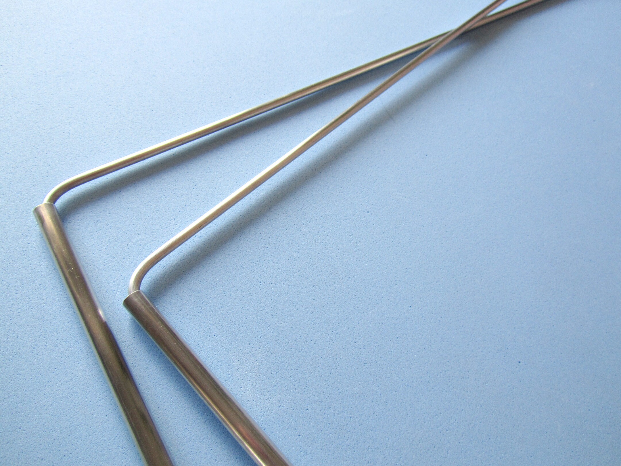 Aluminium handcrafted dowsing rods. Radiesthesia / Varillas Etsy
