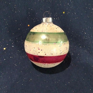 Gorgeous Vintage Mid-Century Mercury Glass Shiny Brite Christmas Ornament, Vintage Christmas