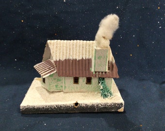 Vintage Christmas Putz House