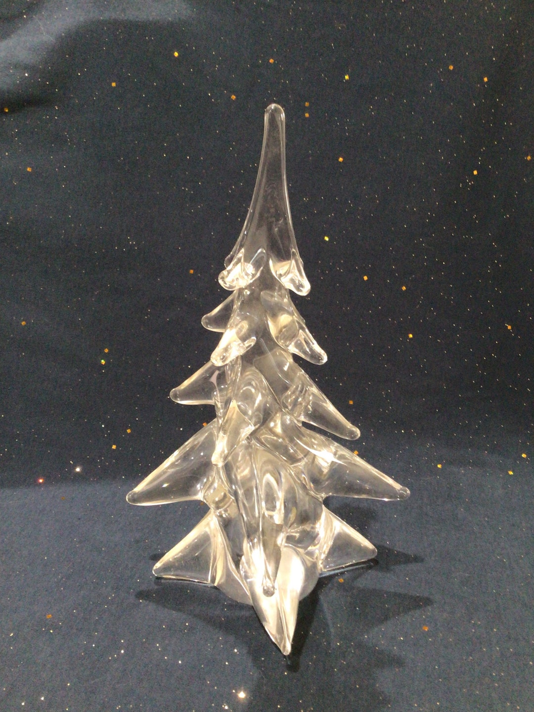 Lovely Vintage Large Lead Crystal Christmas Tree, Made in Japan Etsy