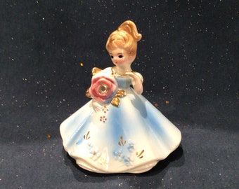 Josef Originals Porcelain April Birthday Girl Figurine