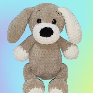 Amigurumi pattern puppy, dog crochet pattern, cute crochet pattern