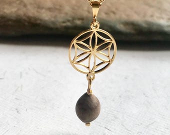 Magdalene Asherah Necklace: Seed of Life, Magdala Flower, Maria Magdalena, Ancient Goddess, Sacred Feminine, Elat, God's Wife.